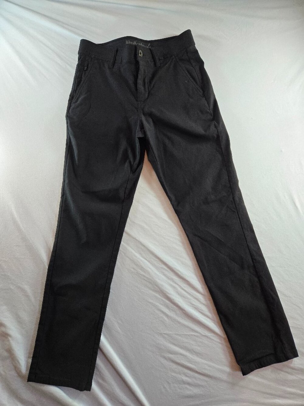 Weatherproof Vintage Men's Black Pants W30 L29 Lightweight